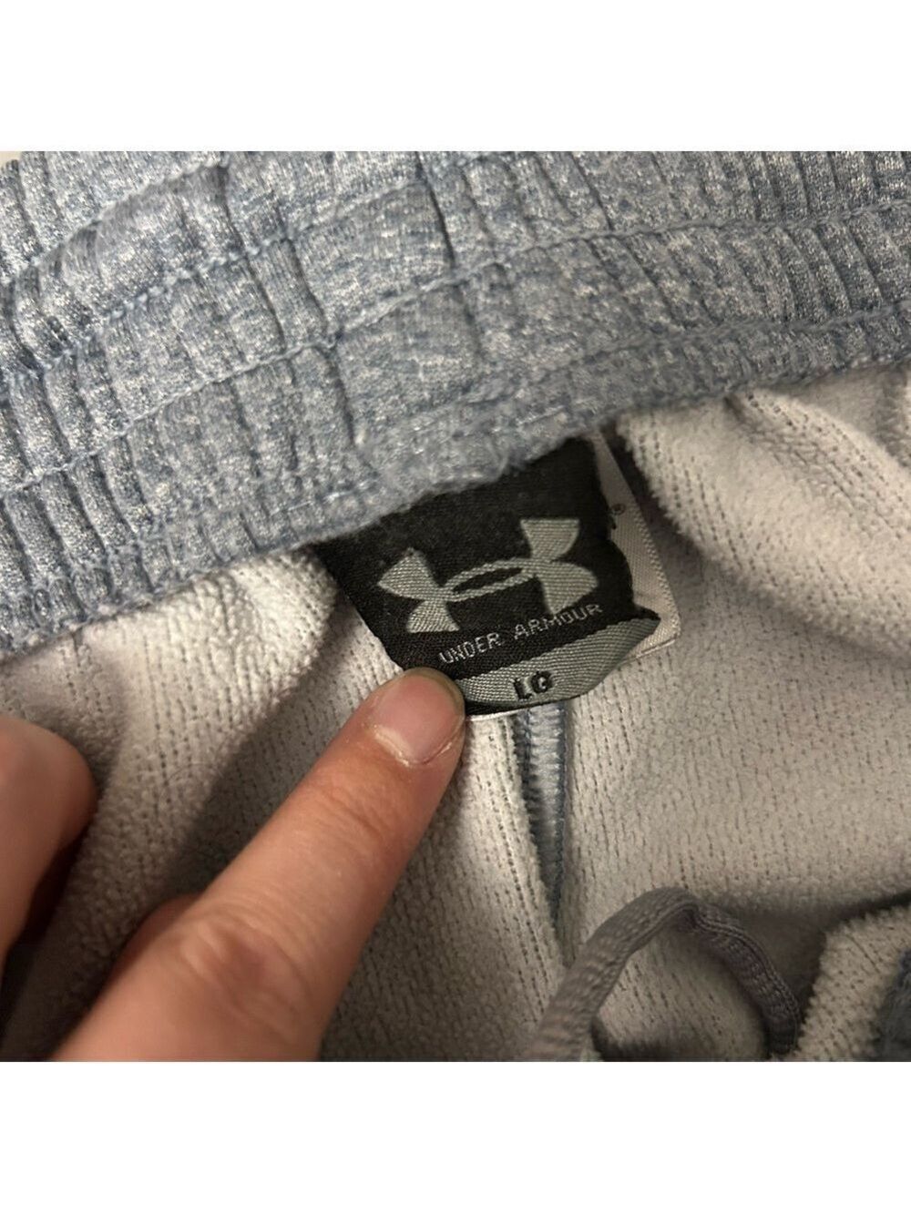 Under Armour Light Gray Joggers Large - Picture 3 of 5